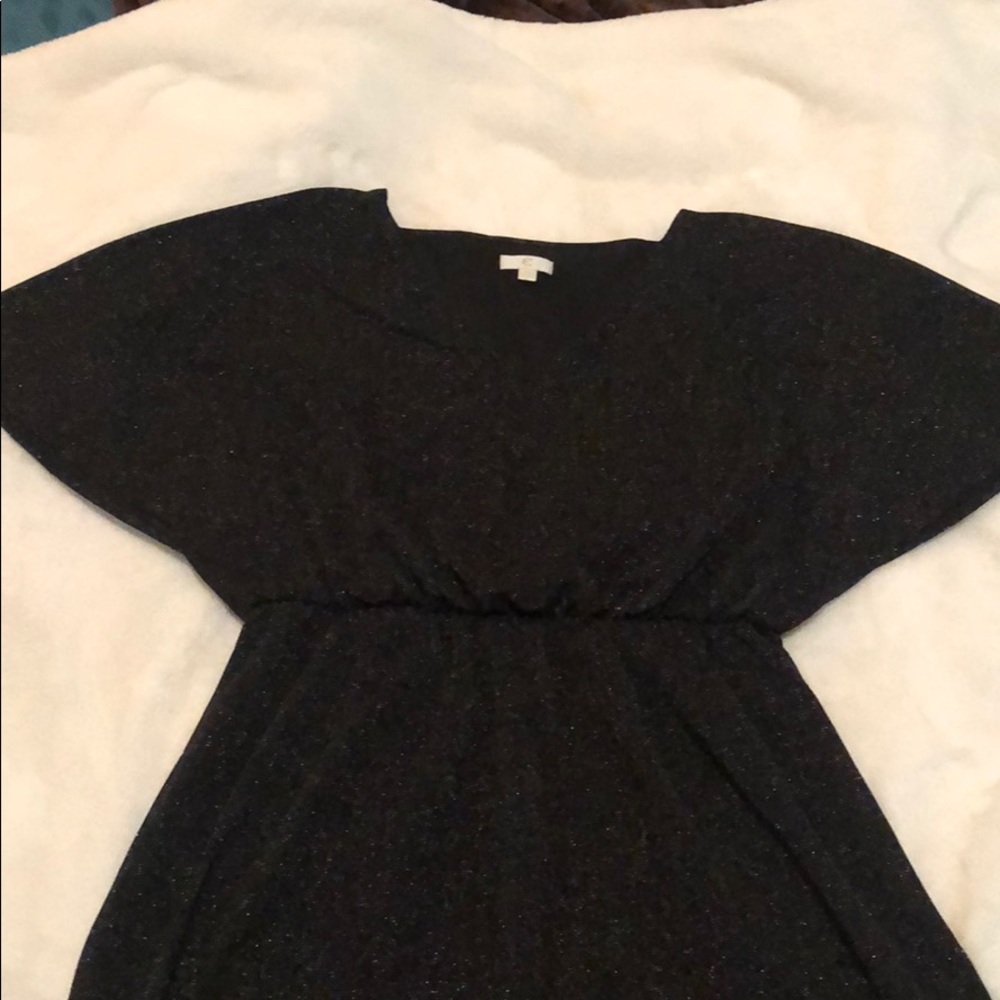 Sparkly black dress! 👗